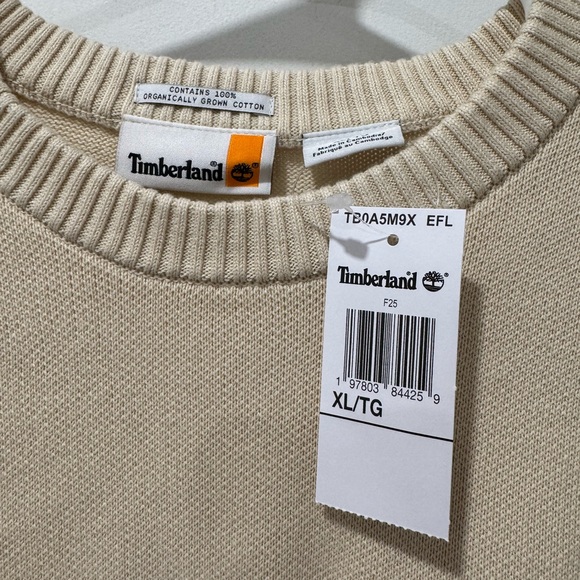 Timberland Beige Crewneck Sweater for Men - Picture 4 of 5